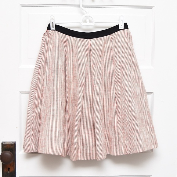 Jason Wu Dresses & Skirts - Jason Wu women’s skirt size 4 striped a-line midi skirt with pockets